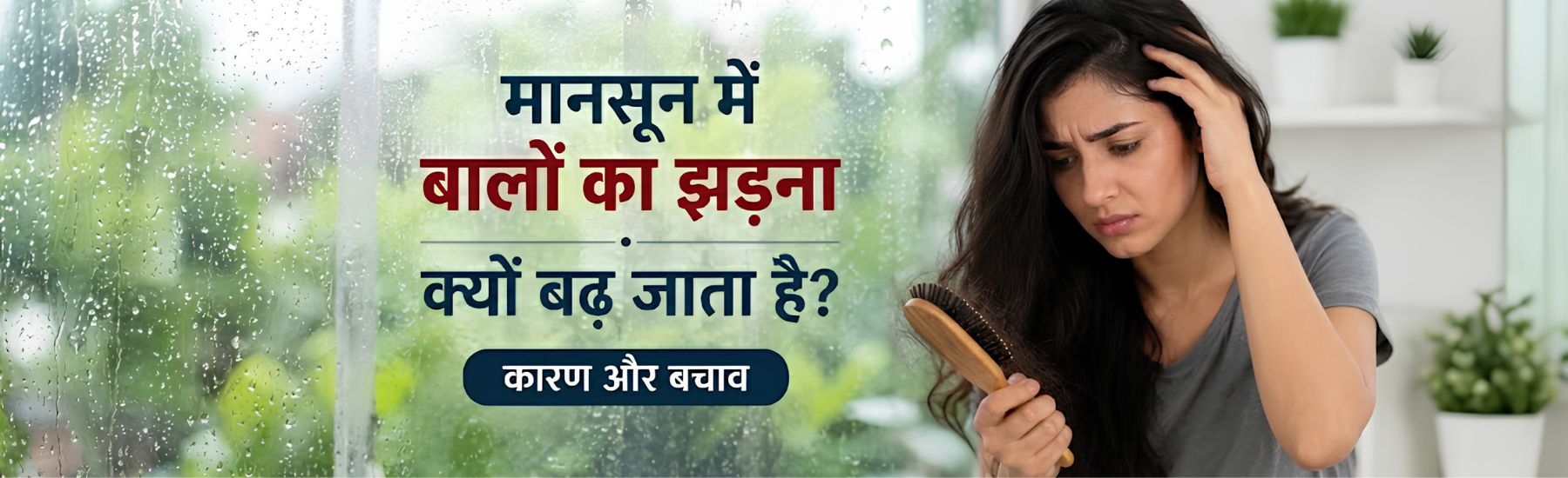 मानसून में बाल झड़ना